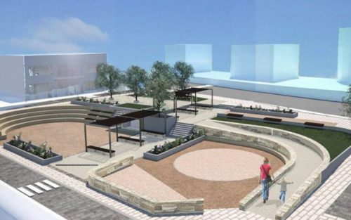 Βιοκλιματική πλατεία στο Αρκαλοχώρι