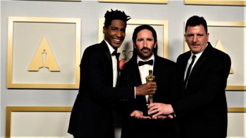 Jon Batiste, Trent Reznor και Atticus Ross με το Όσκαρ Καλύτερης Πρωτότυπης Μουσικής για το Soul [BINTEO]