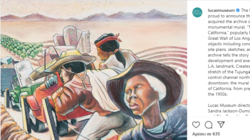 Στο μουσείο του George Lucas, το αρχείο της τοιχογραφίας «The History of California»