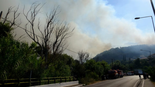 Φωτιά στη Σάμο: Ενεργοποιήθηκε η υπηρεσία Copernicus για την χαρτογράφηση της περιοχής που επλήγη