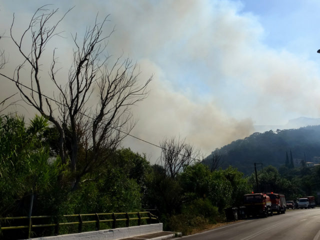 Φωτιά στη Σάμο: Ενεργοποιήθηκε η υπηρεσία Copernicus για την χαρτογράφηση της περιοχής που επλήγη