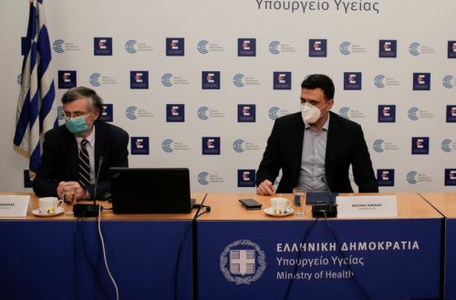 Κικίλιας και Τσιόδρας στη συνεδρίαση της Ιεράς Συνόδου