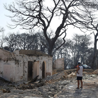 Μέτρα στήριξης των πυροπλήκτων της Αχαΐας ανακοίνωσε ο Πέτσας