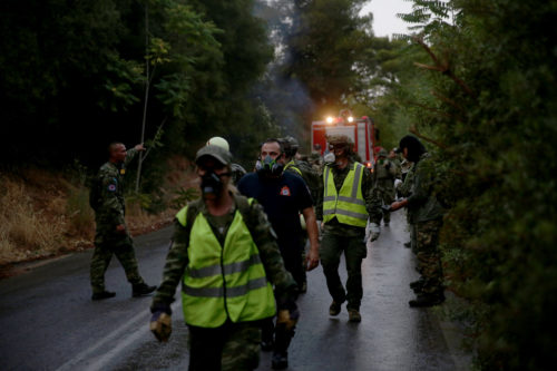 Πυρκαγιά σε χαμηλή βλάστηση στο Κάστρο Βοιωτίας