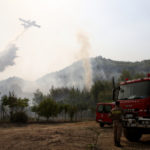 Φωτιά σε εξέλιξη στην Αρχαία Ολυμπία