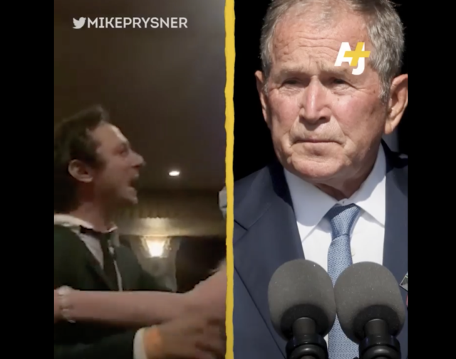 «Οι φίλοι μου είναι νεκροί. Ένα εκατομμύριο Ιρακινοί είναι νεκροί επειδή εσύ είπες ψέμματα» [ΒΙΝΤΕΟ]