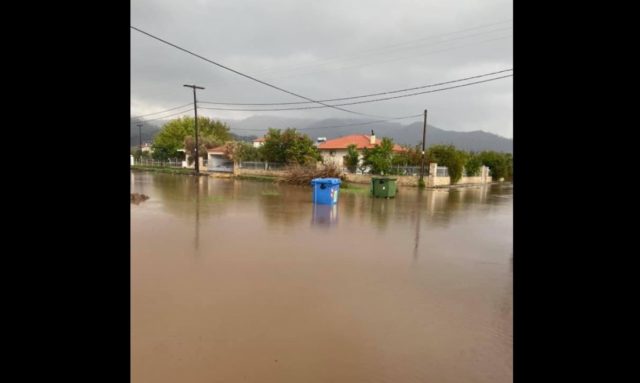 Πλημμύρες στη Β. Εύβοια ύστερα από τις πυρκαγιές