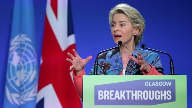 COP26-Φον ντερ Λάιεν: H ΕΕ θα συνεισφέρει με 1 δισ. ευρώ στην παγκόσμια δέσμευση για τον τερματισμό της αποψίλωσης των δασών