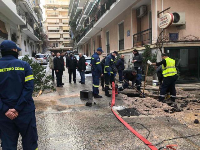 Την αποκατάσταση της βλάβης στο Παγκράτι ανακοίνωσε η ΕΔΑ Αττικής