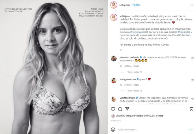 Η Sofía Jirau έγινε το πρώτο μοντέλο Victoria Secret με σύνδρομο Down