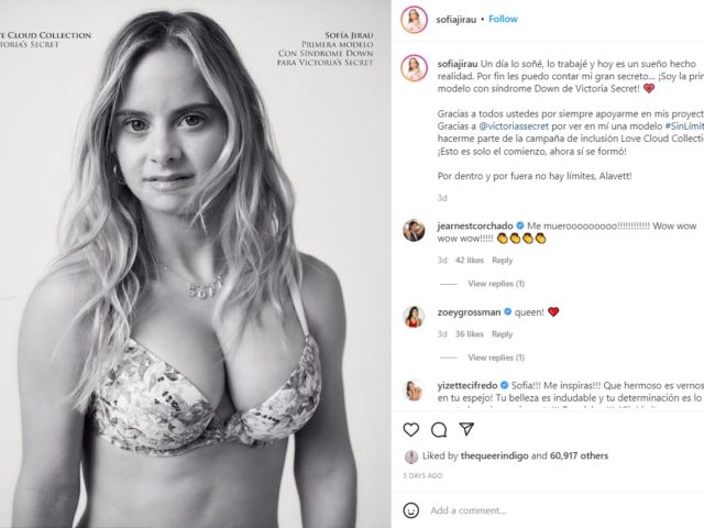Η Sofía Jirau έγινε το πρώτο μοντέλο Victoria Secret με σύνδρομο Down