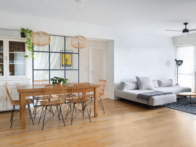 Ethnic αισθητική και νέες γεωμετρίες σε ένα φωτεινό διαμέρισμα στη Μεταμόρφωση