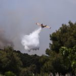 Φωτιά στη Λέσβο – Σηκώθηκαν εναέρια μέσα