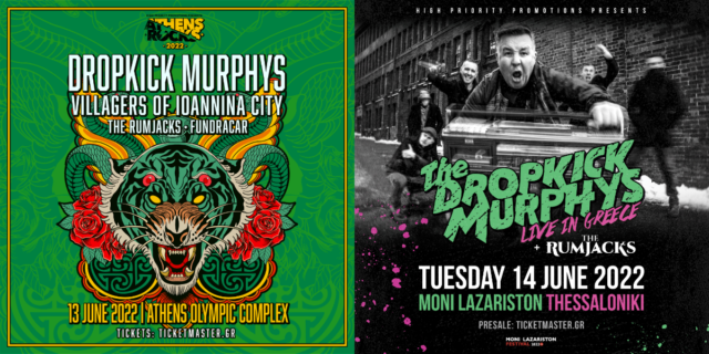 Το μήνυμα των Dropkick Murphys για την άφιξη τους στην Ελλάδα [BINTEO]