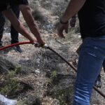 Χωρίς ενεργό μέτωπο οι φωτιές σε Μέγαρα, Σαλαμίνα, Πεντέλη