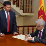 Ο πρωθυπουργός της Σρι Λάνκα ορκίστηκε σήμερα υπηρεσιακός πρόεδρος της χώρας