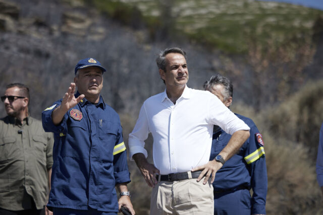 Μητσοτάκης από Πεντέλη: Το σημείο και η ώρα που ξεκίνησε η φωτιά γεννούν εύλογα ερωτήματα