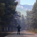 Φωτιά στο Σουφλί: Βελτιωμένη η εικόνα – Συνεχίζεται η μάχη στο δάσος Δαδιάς