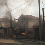 Φωτιά Πεντέλη: Στις φλόγες παραδόθηκαν σπίτια σε Ντράφι, Παλλήνη, Ανθούσα και Διώνη