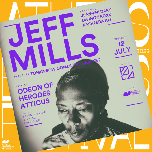 Ο μάγος της ηλεκτρονικής μουσικής Jeff Mills ζωντανά στο Ηρώδειο