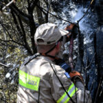 Μεγάλη φωτιά στην Άνω Χερσόνησο της Κρήτης