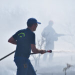 Πυρκαγιά στη Χίο: Διάσπαρτες μικρές εστίες, χωρίς μέτωπο η φωτιά