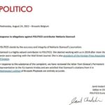 Politico: Απαντάει για την επίθεση στη δημοσιογράφο Ν. Σταμούλη – «Απόλυτα ακριβές το ρεπορτάζ της»