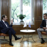 Συνάντηση Μητσοτάκη – Αναστασιάδη: Στις όποιες ρητορικές ακρότητες της Τουρκίας απαντάμε με σταθερότητα, αυτοπεποίθηση και προσήλωση στο διεθνές δίκαιο