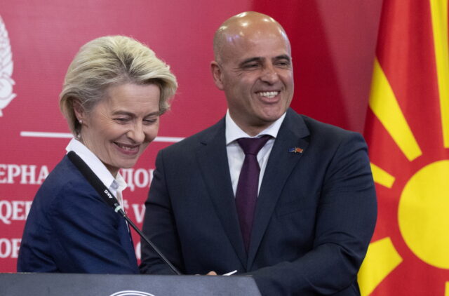 Περιοδεία της Ούρσουλα φον ντερ Λάιεν στα Δυτικά Βαλκάνια – Επισκέψεις σε Σκόπια και Πρίστινα