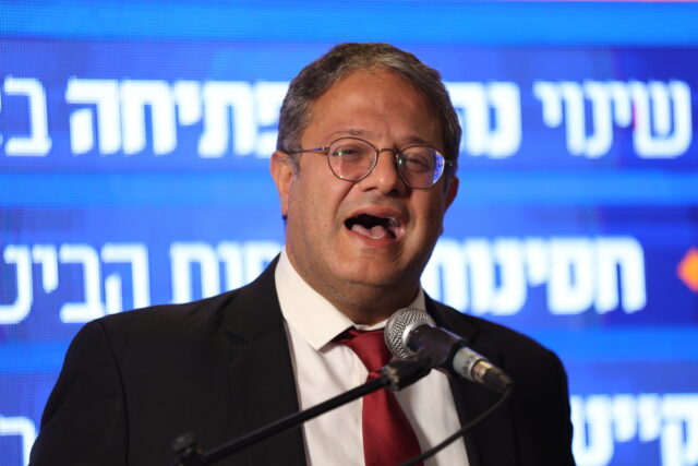 Ισραήλ: Ο ακροδεξιός Μπεν-Γκβιρ θα αναλάβει υπουργός Εσωτερικής Ασφαλείας