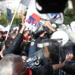 Επίθεση της αστυνομίας με χημικά στην πανεκπαιδευτική διαδήλωση στο κέντρο της Αθήνας