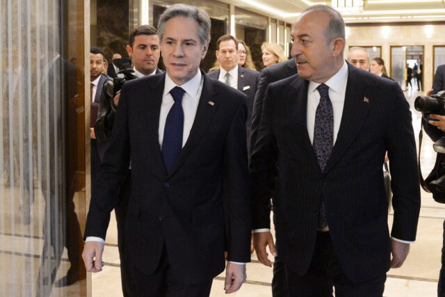 Στην Αθήνα ο Μπλίνκεν μετά την επίσκεψη στην Άγκυρα: Ενεργειακή ασφάλεια και αμυντική συνεργασία επί τάπητος