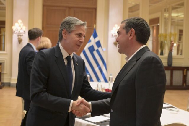 Τσίπρας σε Μπλίνκεν: Οι ΗΠΑ να στηρίξουν τον διάλογο με την Τουρκία με δύο σαφείς κόκκινες γραμμές