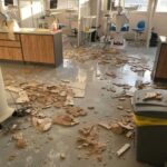 Ψευδοροφή κατέρρευσε στην Οδοντιατρική Σχολή του ΑΠΘ