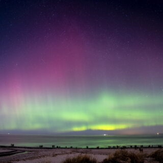 Βόρειο Σέλας στη Δανία. Το μαγικό φως στο σκοτάδι