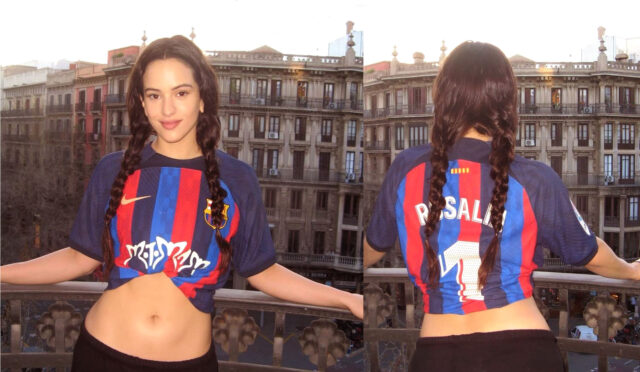 H super star Rosalia θα φορέσει τη φανέλα της Μπαρτσελόνα