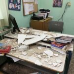 Κατέρρευσε τμήμα οροφής σε αίθουσα δημοτικού σχολείου του Βόλου