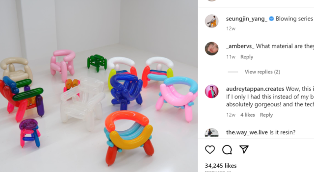 Blowing: Αυτά τα νοτιοκορεάτικα καθίσματα από μπαλόνια είναι party material