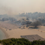 Πυρκαγιά στην Ρόδο: Εντολή εκκένωσης των χωριών Μαλώνας και Μάσσαρη