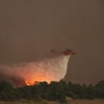 Πυρκαγιά στη Νέα Αμφίπολη Σερρών