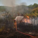 Έβρος: Συνεχίζεται η επιχείρηση κατάσβεσης της πυρκαγιάς στο Αμμόβουνο Ορεστιάδας