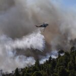 Πυρκαγιά στον Πρόδρομο Βοιωτίας – Μήνυμα από το 112 στους κατοίκους