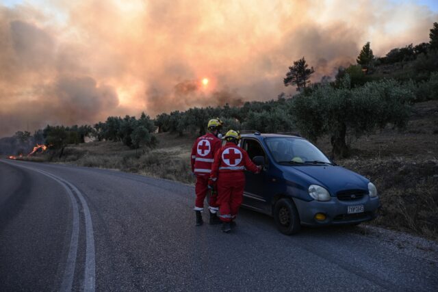 Φωτιά στην Βοιωτία: «Ήχησε» το 112