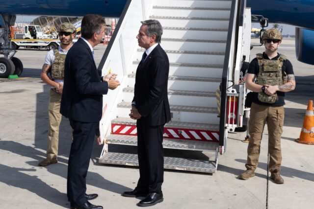 Έφτασε στο Τελ Αβίβ ο Άντονι Μπλίνκεν