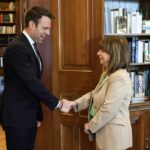 Συνάντηση Σακελλαροπούλου – Κασσελάκη στο Προεδρικό Μέγαρο