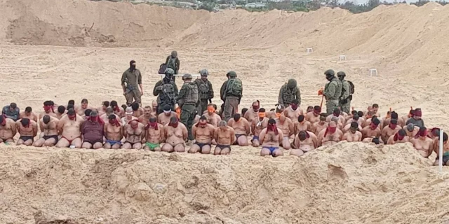 Γάζα: Αντιδράσεις από βίντεο με ημίγυμνους Παλαιστίνιους αιχμαλώτους
