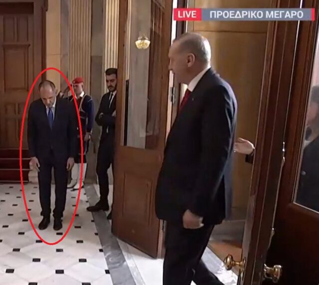 Σάλος στα social media με την «υπόκλιση» Γεραπετρίτη στον Ερντογάν