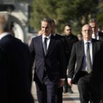 Στην κηδεία του αστυνομικού Γιώργου Λυγγερίδη ο Κυριάκος Μητσοτάκης