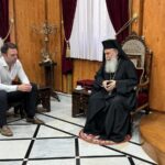 Επίσκεψη του Στ. Κασσελάκη στο Πατριαρχείο Ιεροσολύμων