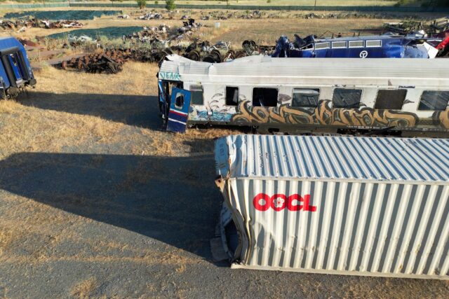 Τέμπη: Εντοπίστηκε το κοντέινερ της εμπορικής αμαξοστοιχίας σε οικόπεδο ιδιώτη